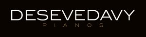 logo desevedavy piano fond noir